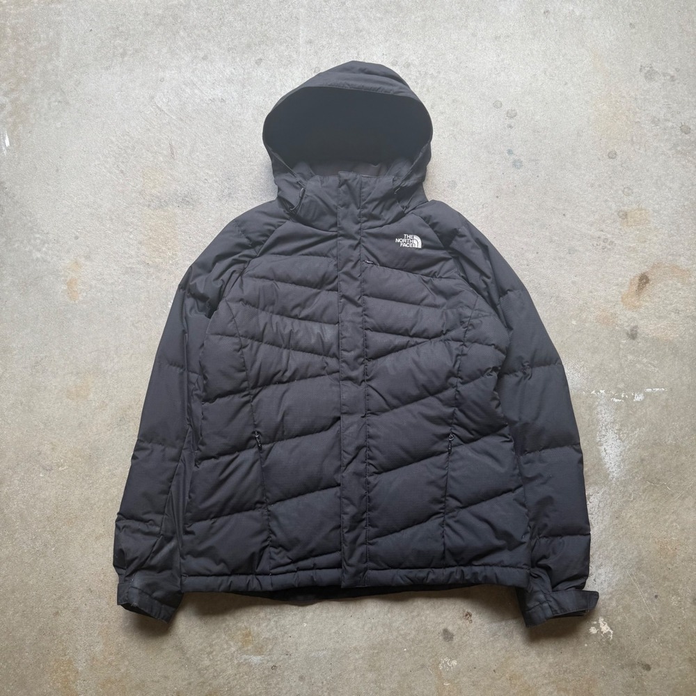 The North Face Womens Black Quilted Hooded Puffer Jacket